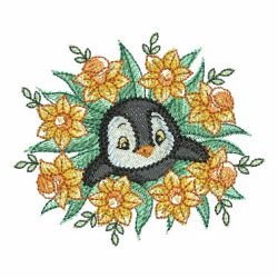 Critters In Bloom 08(Sm) machine embroidery designs