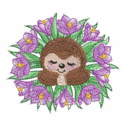 Critters In Bloom 09(Lg) machine embroidery designs