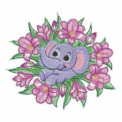 Critters In Bloom 10(Lg) machine embroidery designs
