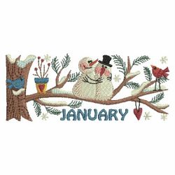 Months Of The Year Branch(Lg) machine embroidery designs