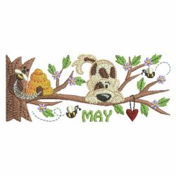 Months Of The Year Branch 05(Sm) machine embroidery designs