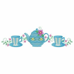 Tea Time Border 09