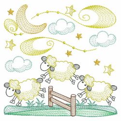 Rippled Little Dreamers 02(Lg) machine embroidery designs