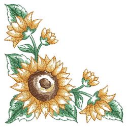 Watercolor Sunflowers 2 02(Md) machine embroidery designs