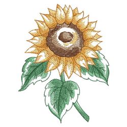 Watercolor Sunflowers 2 04(Sm) machine embroidery designs