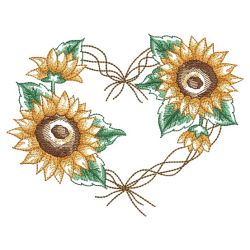 Watercolor Sunflowers 2 11(Md) machine embroidery designs