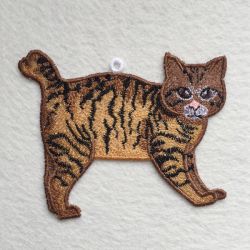 FSL Realistic Cat 02 machine embroidery designs