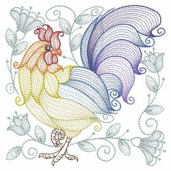 Rippled Chickens 01(Lg) machine embroidery designs