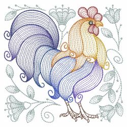 Rippled Chickens 05(Sm) machine embroidery designs