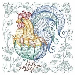Rippled Chickens 07(Sm) machine embroidery designs