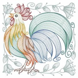 Rippled Chickens 10(Lg) machine embroidery designs