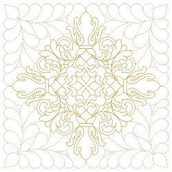 Trapunto Feather Quilt 5 02(Sm) machine embroidery designs