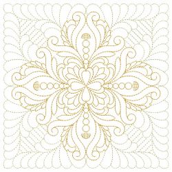 Trapunto Feather Quilt 5 03(Lg) machine embroidery designs