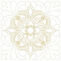 Trapunto Feather Quilt 5 10(Sm) machine embroidery designs