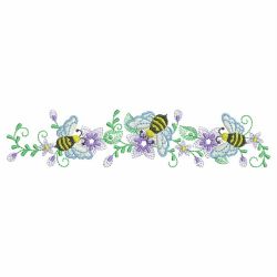 Spring Splendor Border 03(Lg) machine embroidery designs