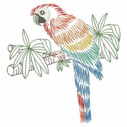 Vintage Parrots(Lg) machine embroidery designs