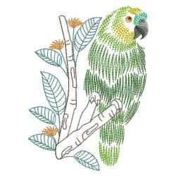 Vintage Parrots 05(Md) machine embroidery designs