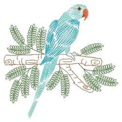 Vintage Parrots 06(Md) machine embroidery designs
