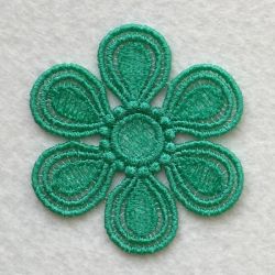 3D FSL Flowers 4 machine embroidery designs