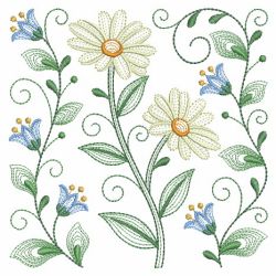 Rippled Floral Fantasy(Md) machine embroidery designs