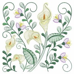 Rippled Floral Fantasy 03(Sm) machine embroidery designs