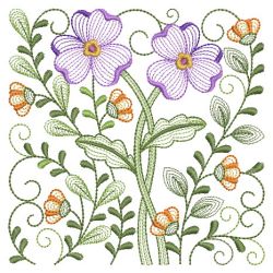 Rippled Floral Fantasy 04(Md) machine embroidery designs