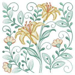 Rippled Floral Fantasy 09(Sm) machine embroidery designs