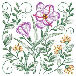 Rippled Floral Fantasy 10(Md) machine embroidery designs