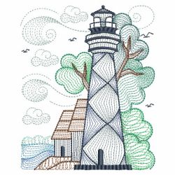 Lighthouses 03(Lg) machine embroidery designs