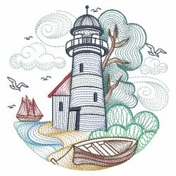 Lighthouses 07(Lg) machine embroidery designs