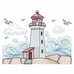 Lighthouses 08(Lg) machine embroidery designs