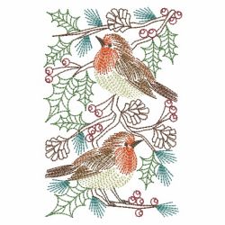 Vintage Christmas Robin 06(Md)