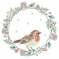 Vintage Christmas Robin 09(Lg)