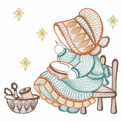 Rippled Sunbonnet Sue 03(Lg) machine embroidery designs