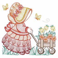 Rippled Sunbonnet Sue 04(Sm) machine embroidery designs