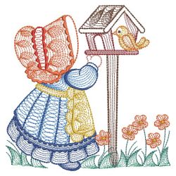 Rippled Sunbonnet Sue 07(Md) machine embroidery designs