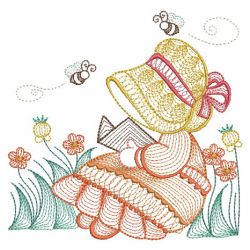 Rippled Sunbonnet Sue 08(Md) machine embroidery designs