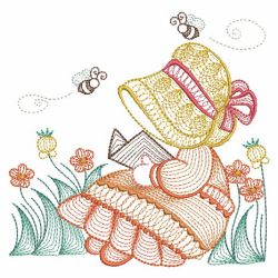 Rippled Sunbonnet Sue 08(Lg) machine embroidery designs