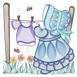 Rippled Sunbonnet Sue 09(Sm) machine embroidery designs