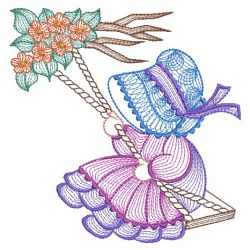 Rippled Sunbonnet Sue 10(Sm) machine embroidery designs