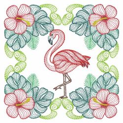 Tropical Flamingo 05(Lg) machine embroidery designs