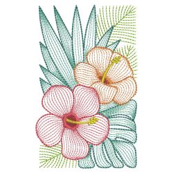 Tropical Flamingo 11(Md) machine embroidery designs