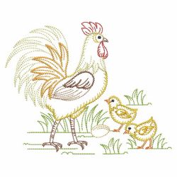 Vintage Chickens 2 05(Sm) machine embroidery designs