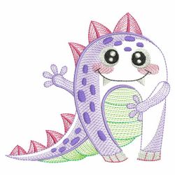 Funny Monsters 03(Lg) machine embroidery designs