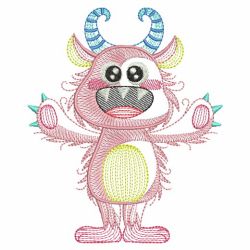 Funny Monsters 04(Lg) machine embroidery designs