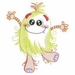 Funny Monsters 05(Md) machine embroidery designs