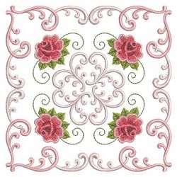 Filigree Roses Quilt(Md) machine embroidery designs