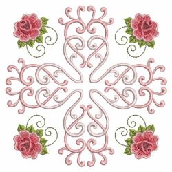 Filigree Roses Quilt 05(Md) machine embroidery designs