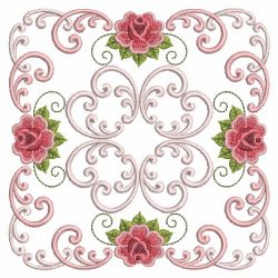 Filigree Roses Quilt 07(Md) machine embroidery designs
