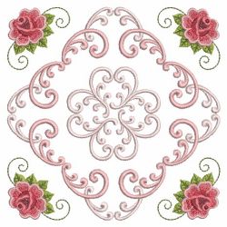 Filigree Roses Quilt 08(Lg) machine embroidery designs